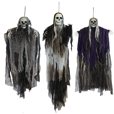 JOYIN 3-Pack Hanging Skeleton Ghosts