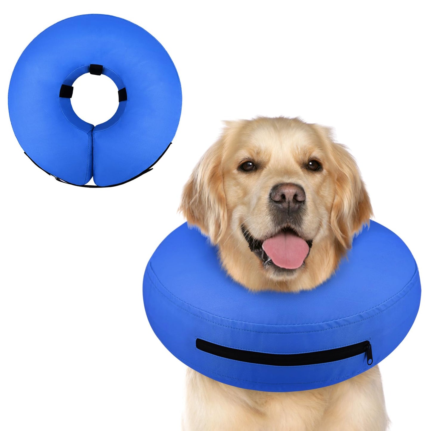 Super Inflatable Dog Cone Collar for Small Puppies Cats