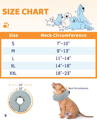 Super Inflatable Dog Cone Collar for Small Puppies Cats