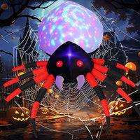 GOOSH 8 FT Width Halloween Inflatables Spider