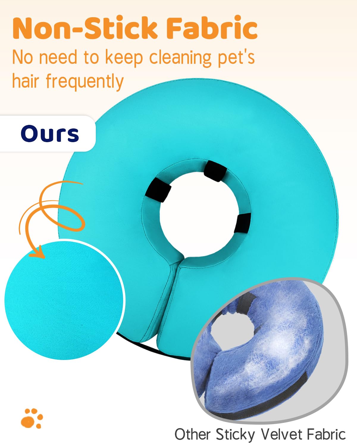 Super Inflatable Dog Cone Collar for Small Puppies Cats