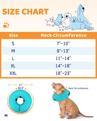Super Inflatable Dog Cone Collar for Small Puppies Cats