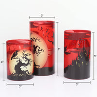 Eldnacele Halloween Flameless LED Candles