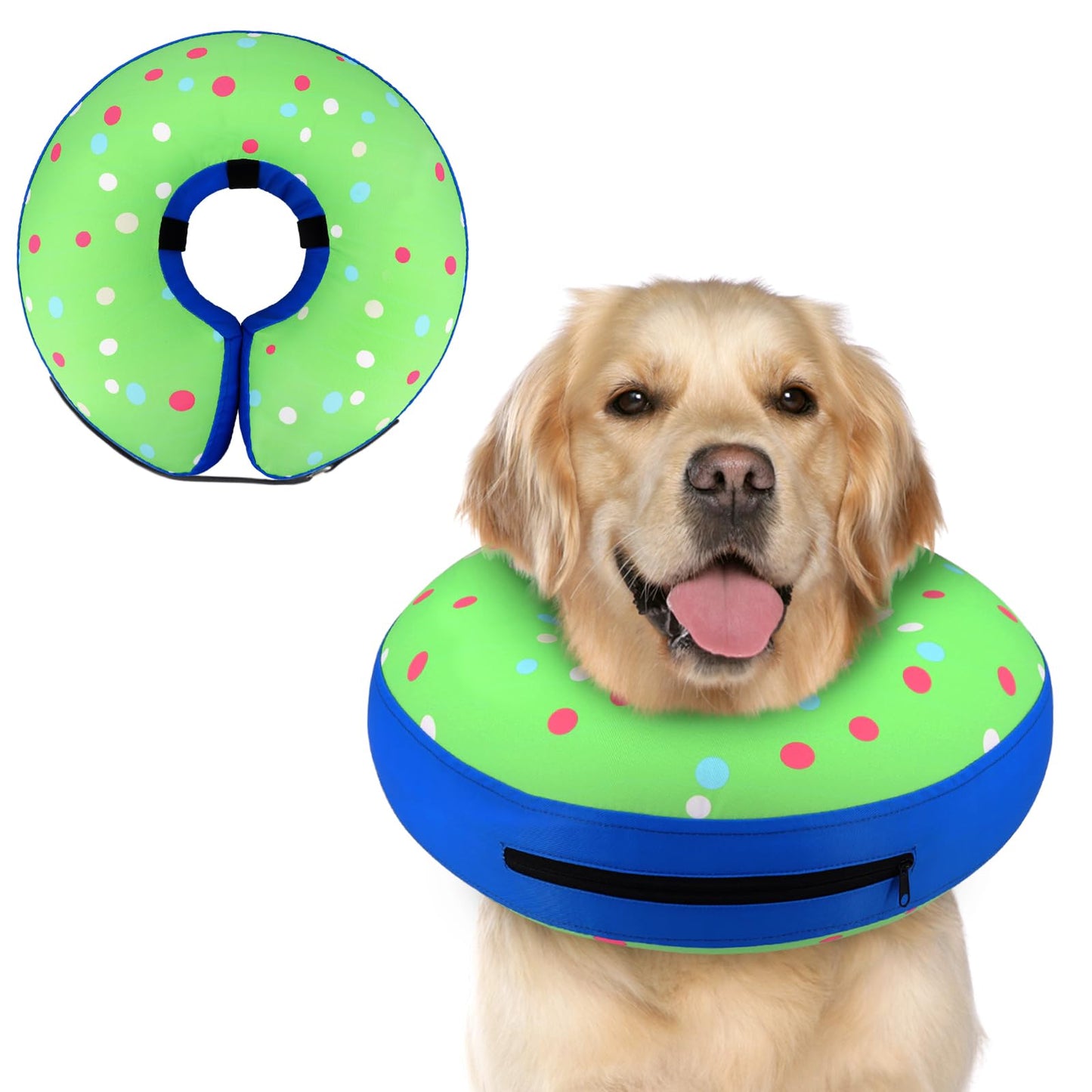 Super Inflatable Dog Cone Collar for Small Puppies Cats