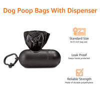 Amazon Basics Dog Poop Bags with Dispenser, 300 Count