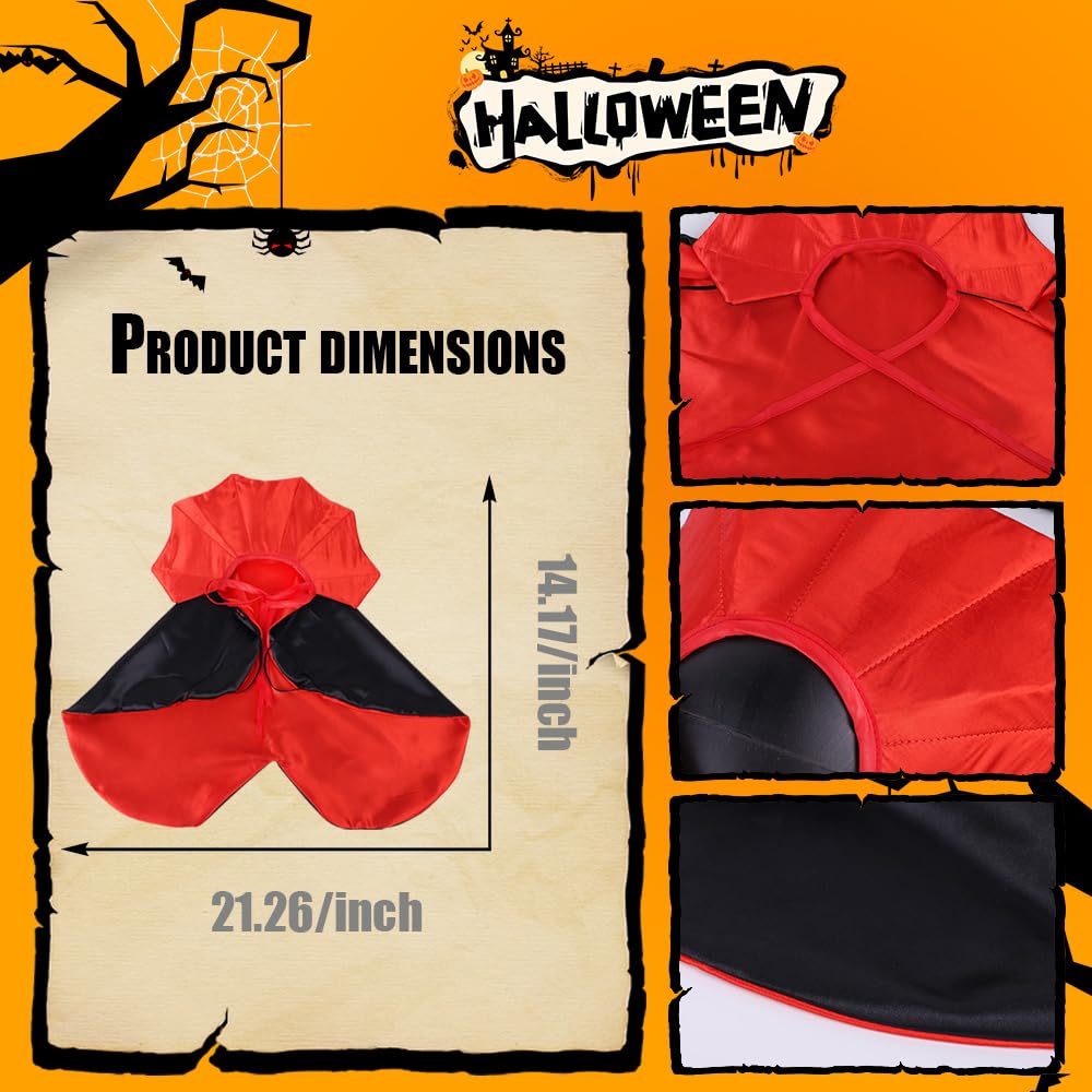 Vampire/Wizard/Witch Costume for Cats & Small Dogs