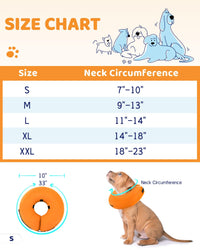 Super Inflatable Dog Cone Collar for Small Puppies Cats