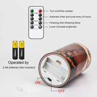 Eldnacele Halloween Flameless LED Candles