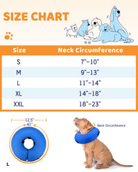 Super Inflatable Dog Cone Collar for Small Puppies Cats