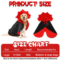 Vampire/Wizard/Witch Costume for Cats & Small Dogs