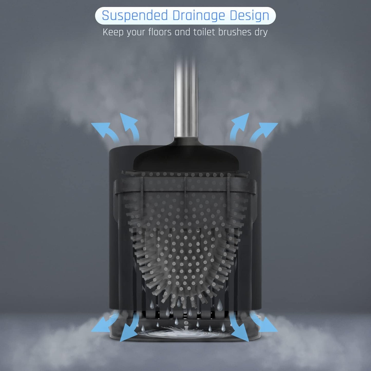 Sellemer Toilet Brush and Holder Set