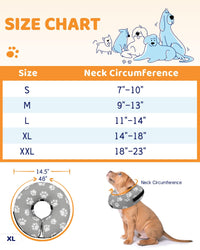 Super Inflatable Dog Cone Collar for Small Puppies Cats