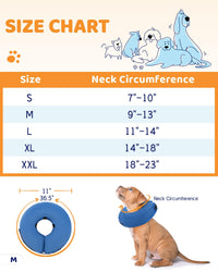 Super Inflatable Dog Cone Collar for Small Puppies Cats