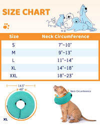 Super Inflatable Dog Cone Collar for Small Puppies Cats