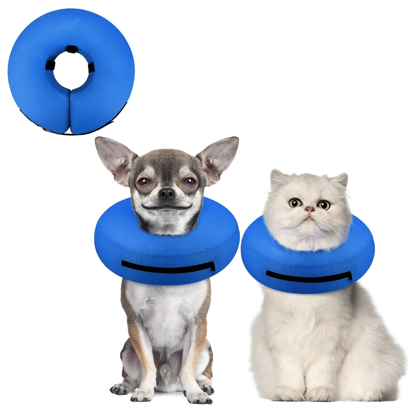 Super Inflatable Dog Cone Collar for Small Puppies Cats