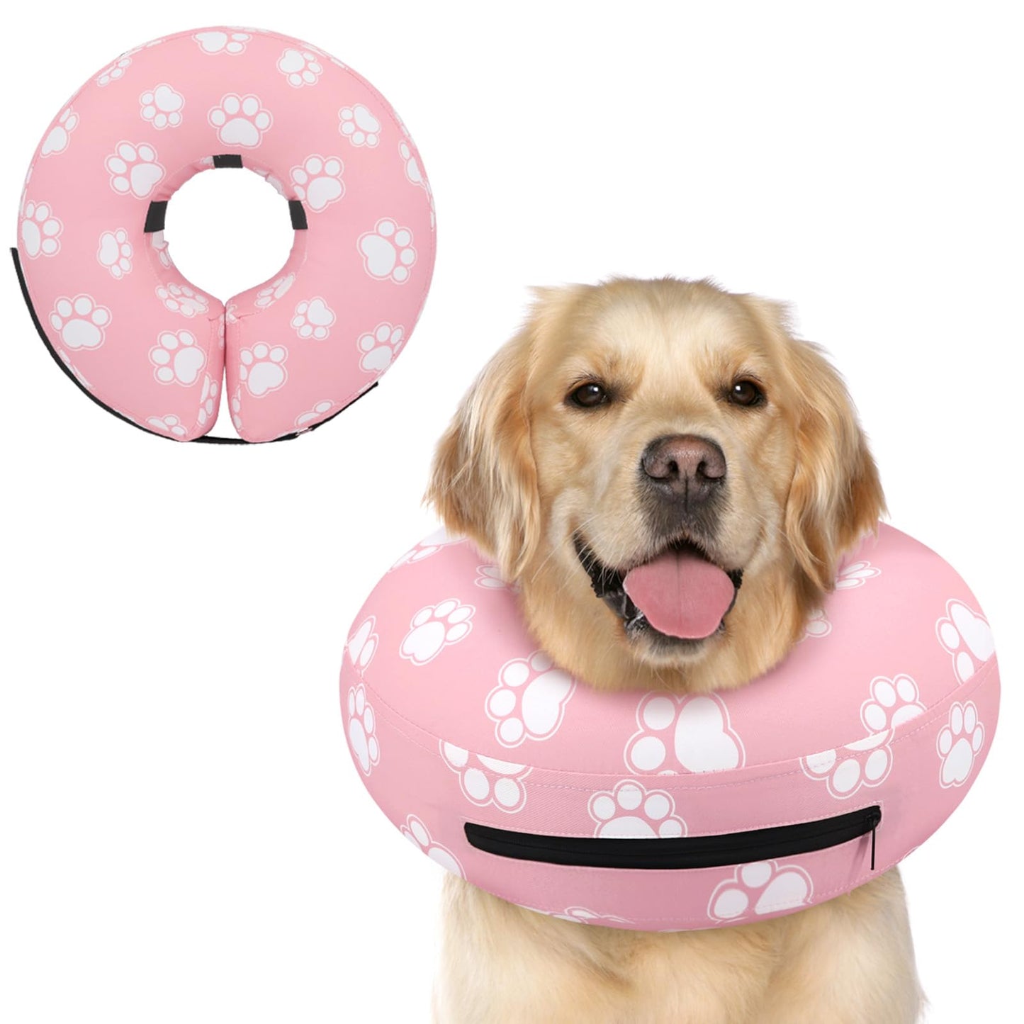 Super Inflatable Dog Cone Collar for Small Puppies Cats