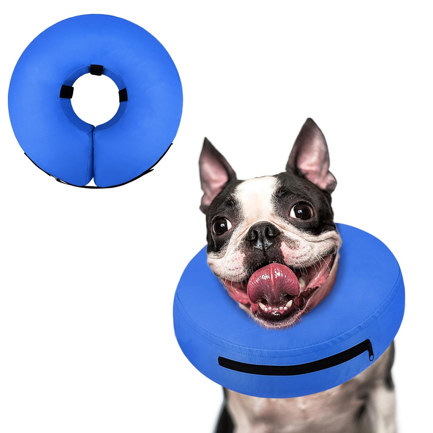 Super Inflatable Dog Cone Collar for Small Puppies Cats
