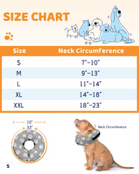 Super Inflatable Dog Cone Collar for Small Puppies Cats
