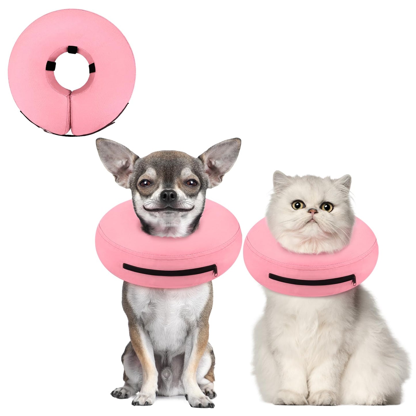 Super Inflatable Dog Cone Collar for Small Puppies Cats