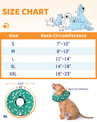 Super Inflatable Dog Cone Collar for Small Puppies Cats