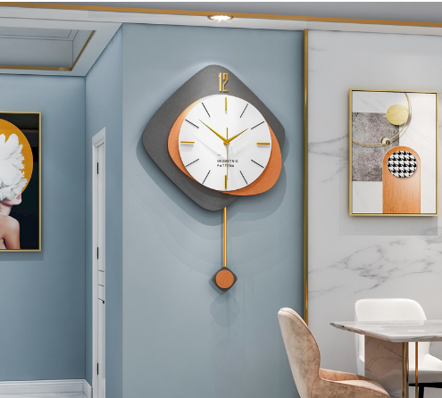 ChicTime™   |  Wooden Wall Clock with Picture Frame Decoration