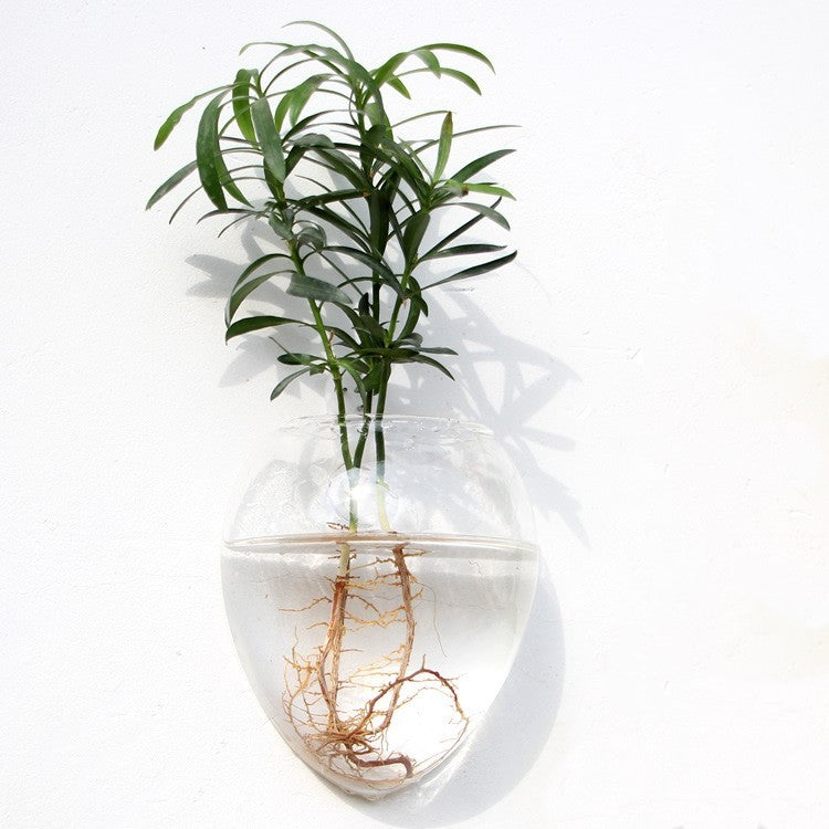 Fashion Wall Hanging Glass Flower Vase