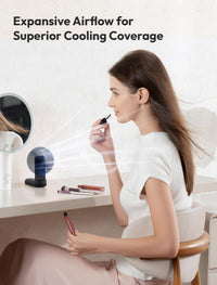 Aecooly Slim Portable Fan [24H Max Cooling Time]