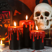 Eldnacele Halloween Flameless LED Candles