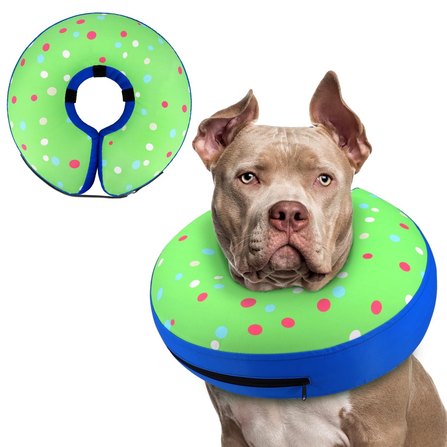 Super Inflatable Dog Cone Collar for Small Puppies Cats