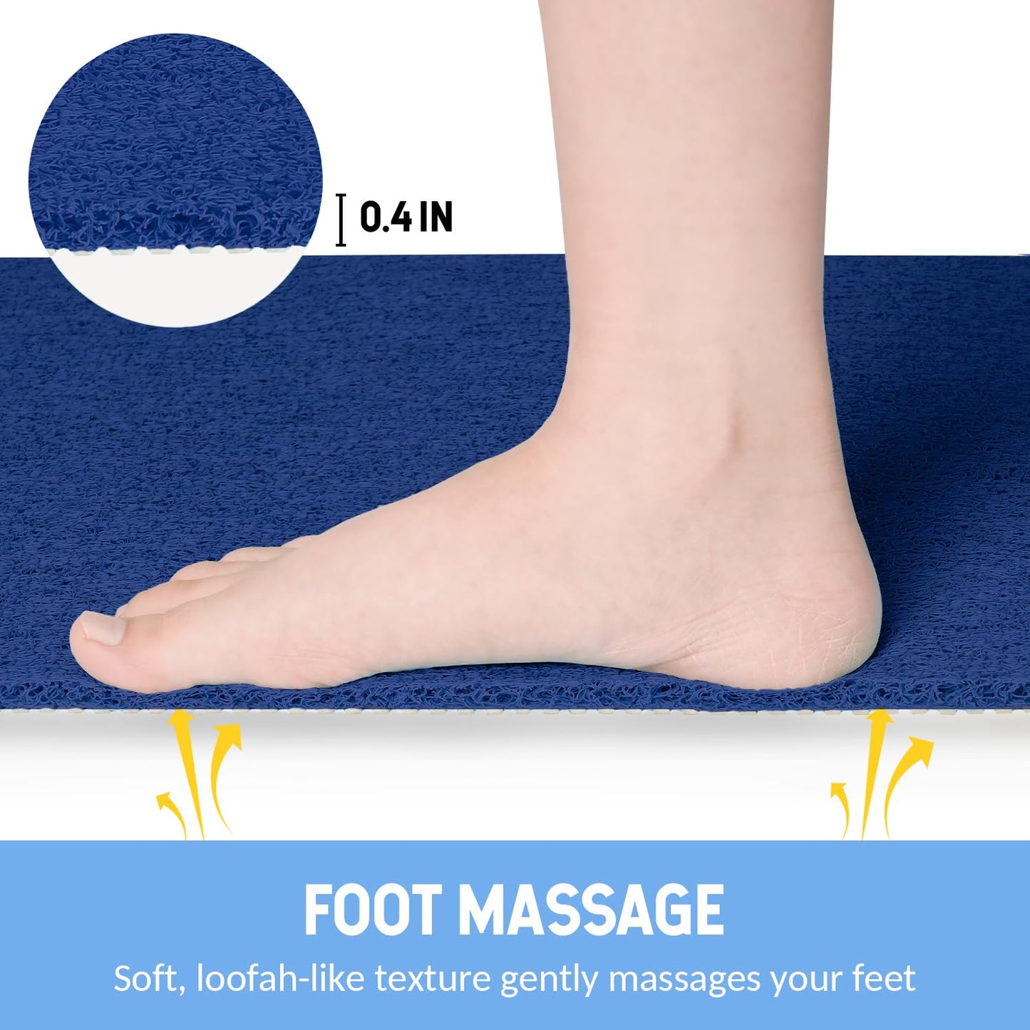 Hargiis Non Slip Bathtub Mat