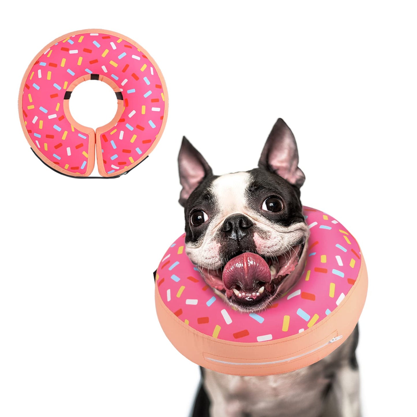 Super Inflatable Dog Cone Collar for Small Puppies Cats