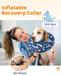 Super Inflatable Dog Cone Collar for Small Puppies Cats