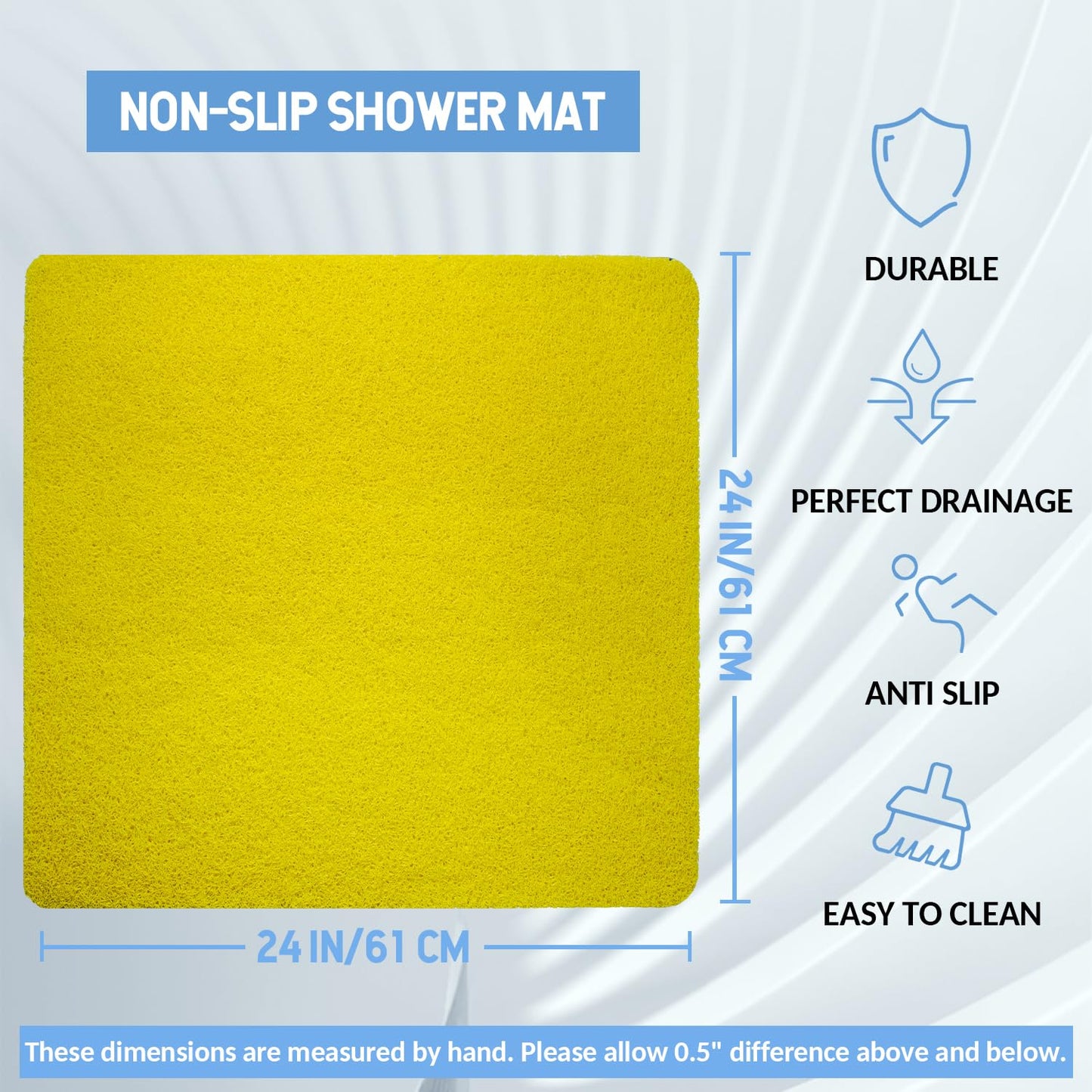 Hargiis Non Slip Bathtub Mat