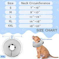 Super Inflatable Dog Cone Collar for Small Puppies Cats