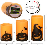 Eldnacele Halloween Flameless LED Candles