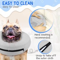 Super Inflatable Dog Cone Collar for Small Puppies Cats