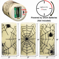 Eldnacele Halloween Flameless LED Candles