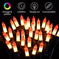 Minetom 25FT Halloween Purple String Lights