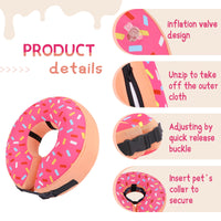 Super Inflatable Dog Cone Collar for Small Puppies Cats