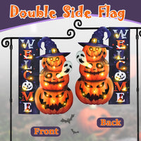 Halloween Lighted Garden Flag for Outside