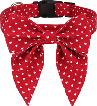 ADOGGYGO Adjustable Cotton Dog Bowtie Collar