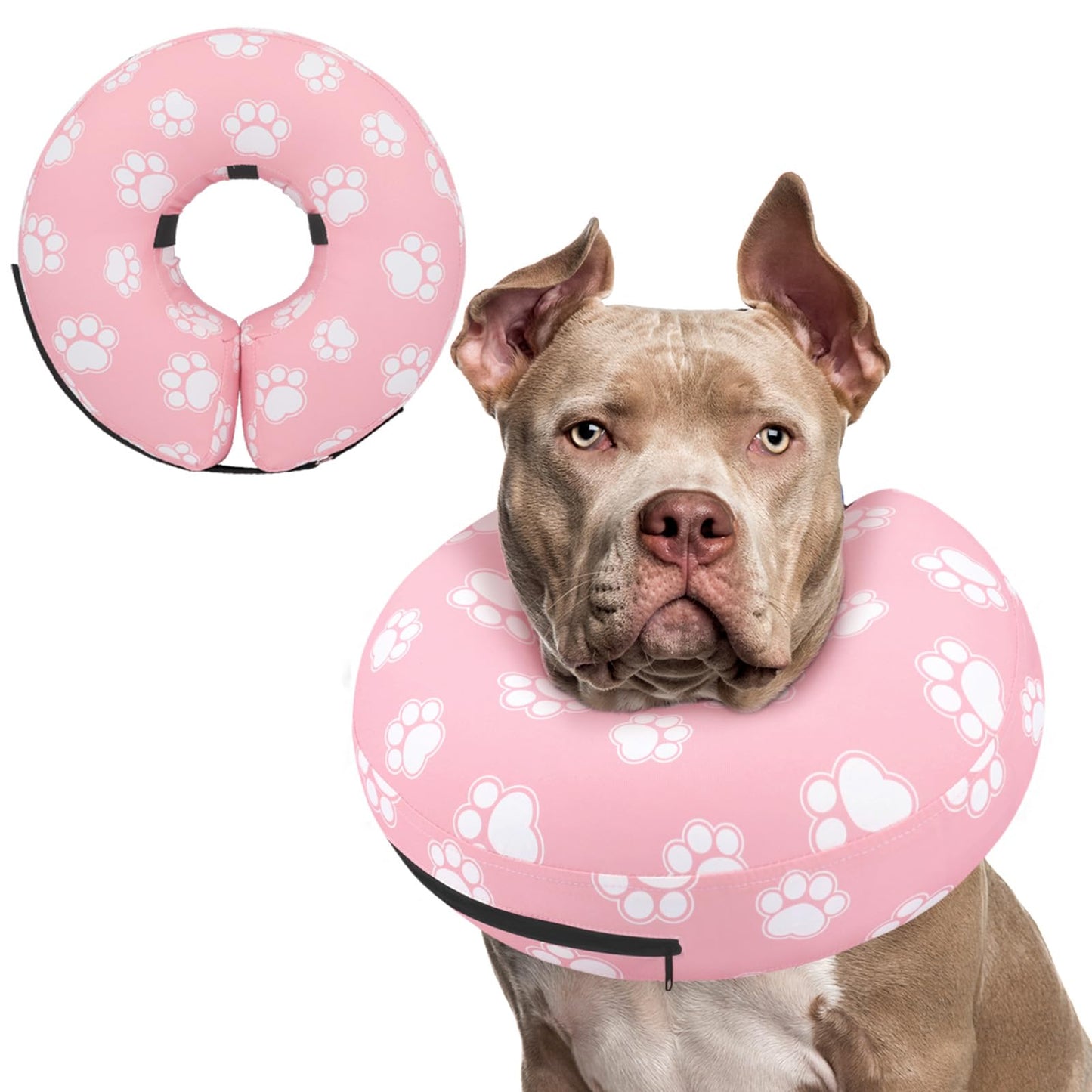 Super Inflatable Dog Cone Collar for Small Puppies Cats