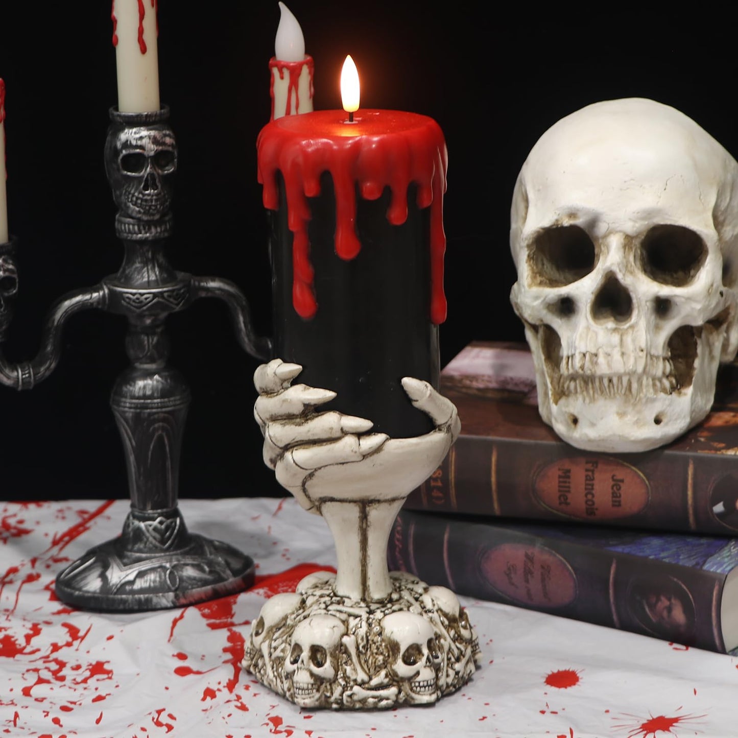 Eldnacele Halloween Flameless LED Candles