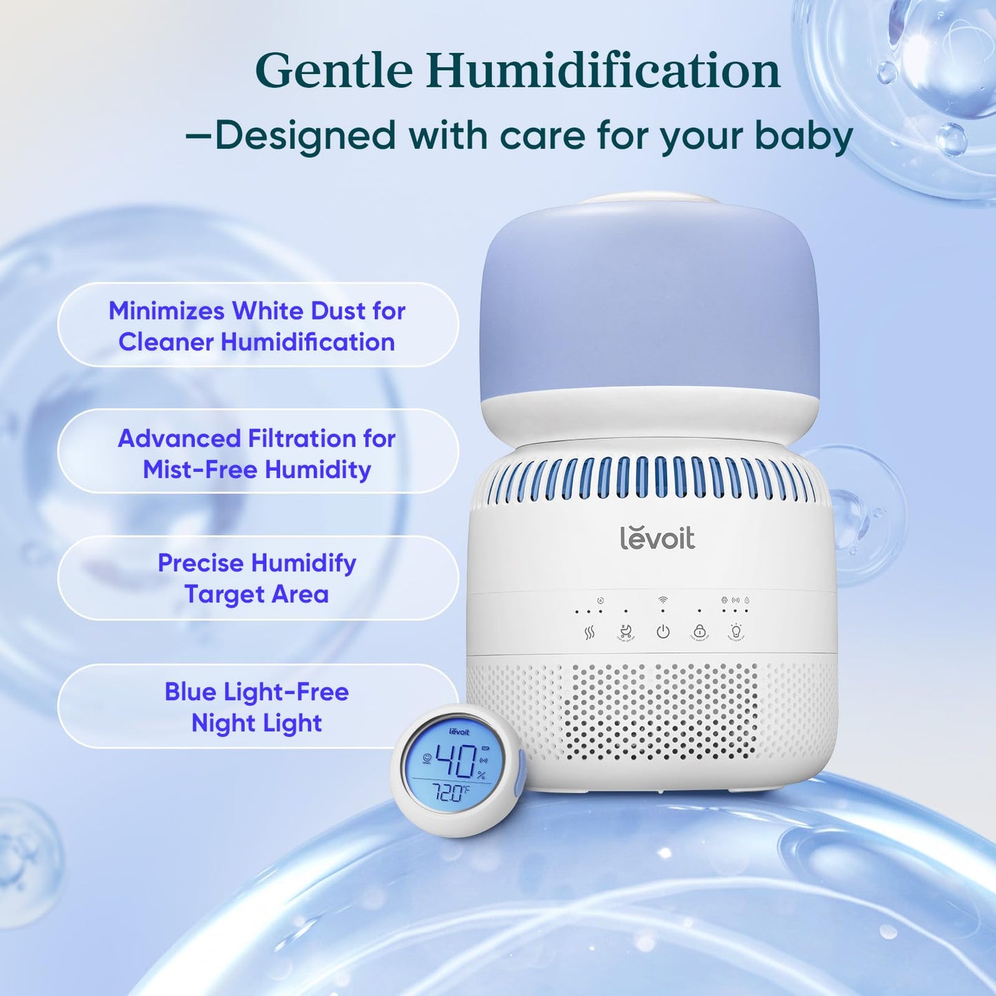 LEVOIT Classic 160 Top-Fill Ultrasonic Cool Mist Humidifier
