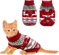 Vehomy Pet Winter Knitwear Sweater for Dogs and Cats