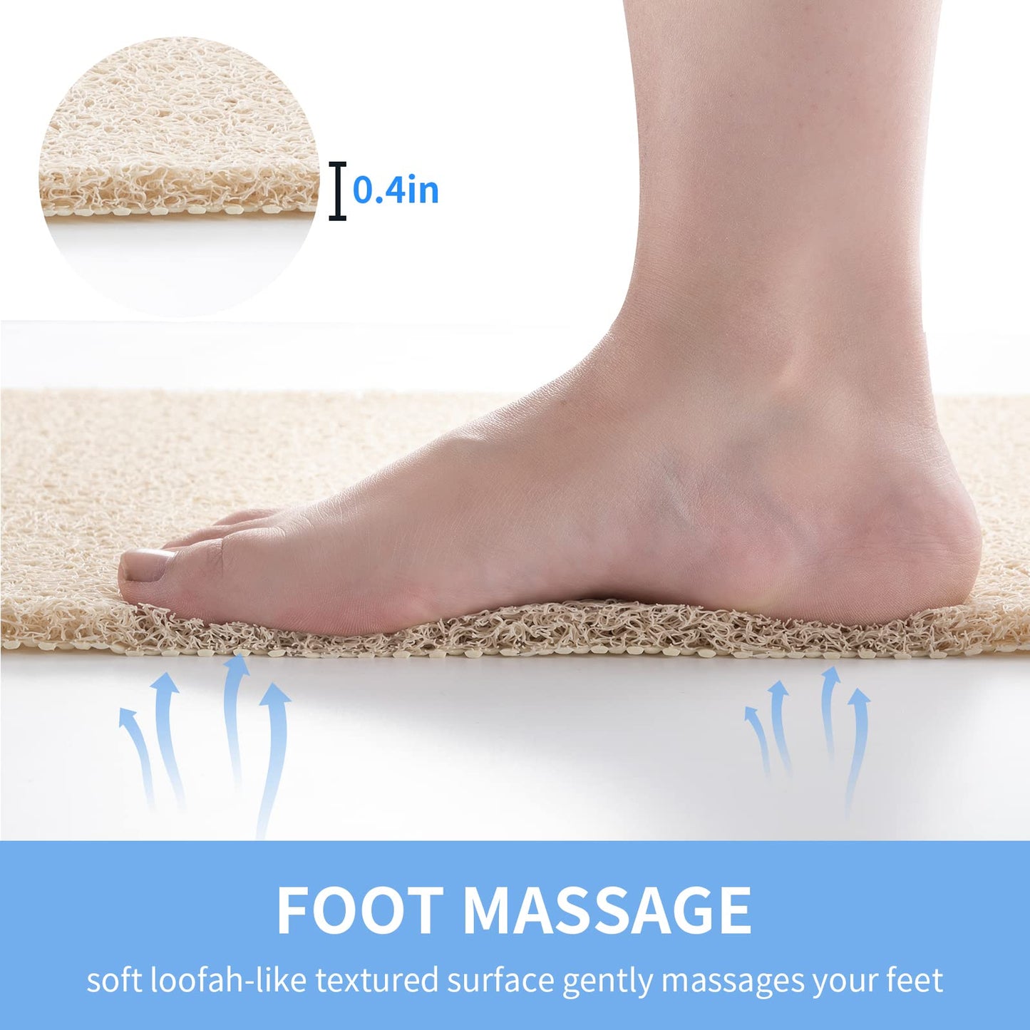 Hargiis Non Slip Bathtub Mat