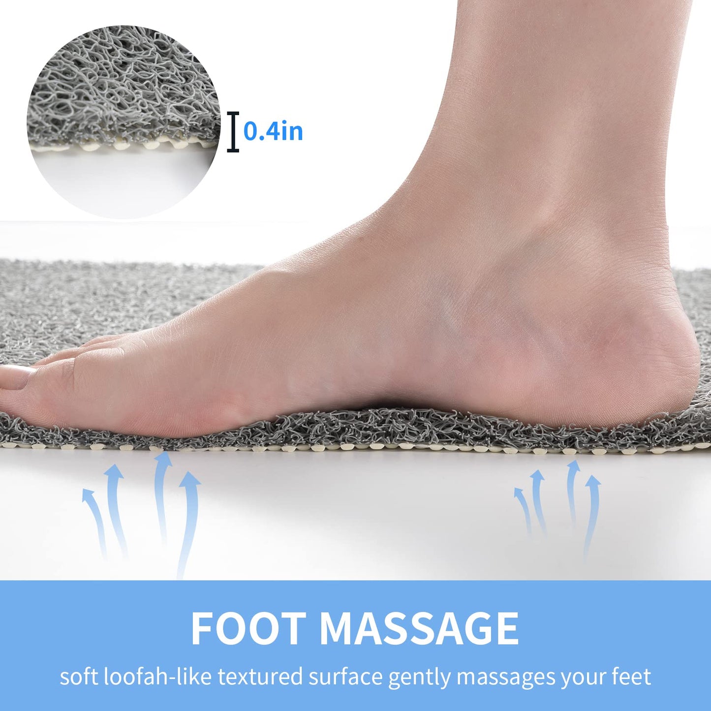 Hargiis Non Slip Bathtub Mat