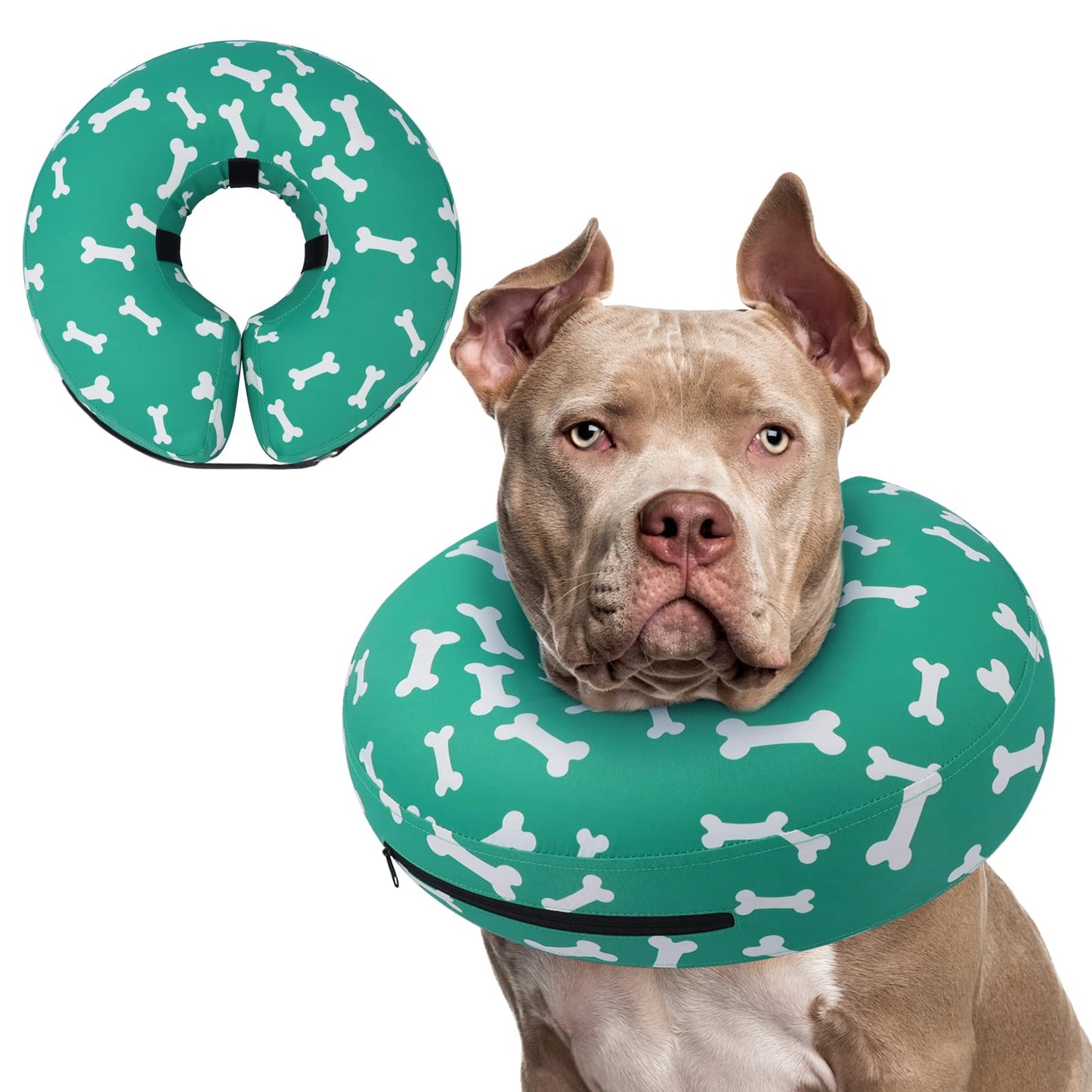 Super Inflatable Dog Cone Collar for Small Puppies Cats