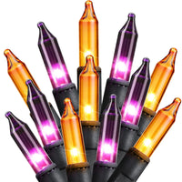 Minetom 25FT Halloween Purple String Lights