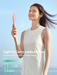 Aecooly Slim Portable Fan [24H Max Cooling Time]